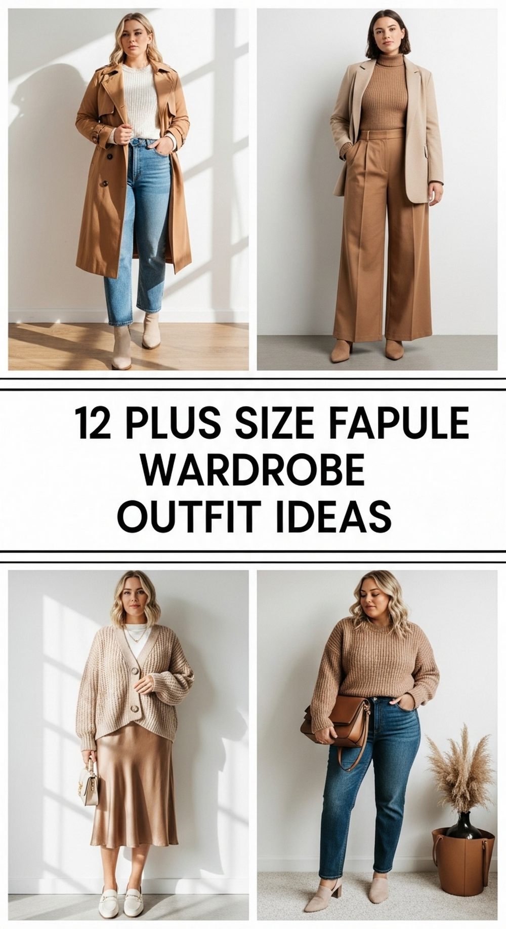 Plus Size Fall Capsule Wardrobe Outfit Ideas