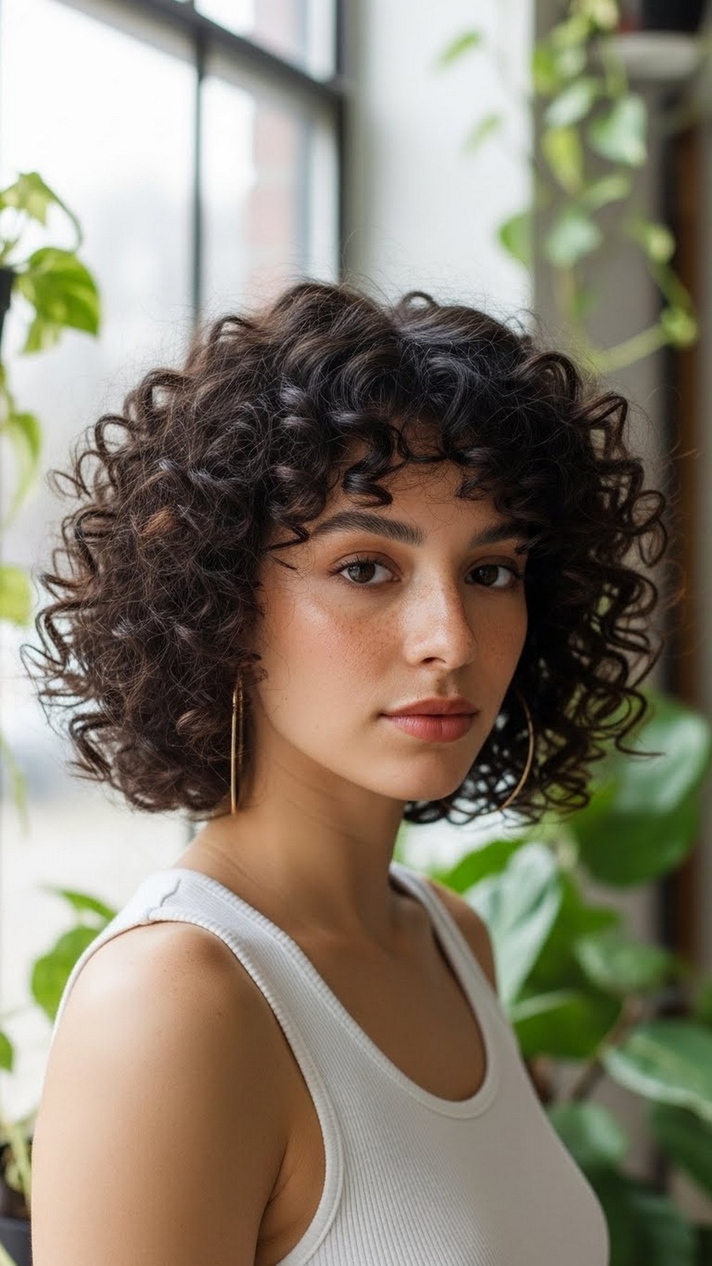 Curly Power Bob Haircut