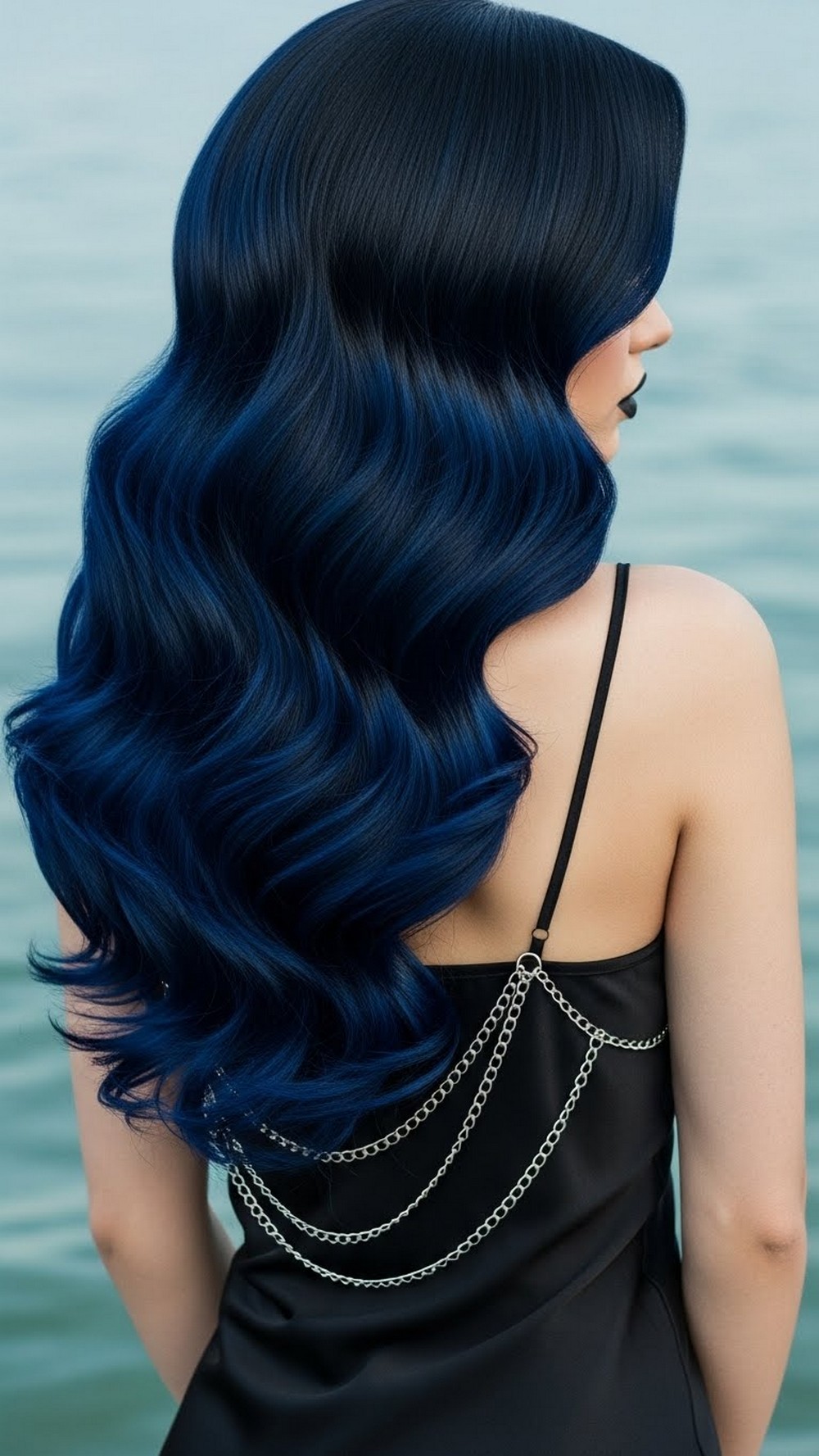 Long Raven Siren Waves with Glossy Finish