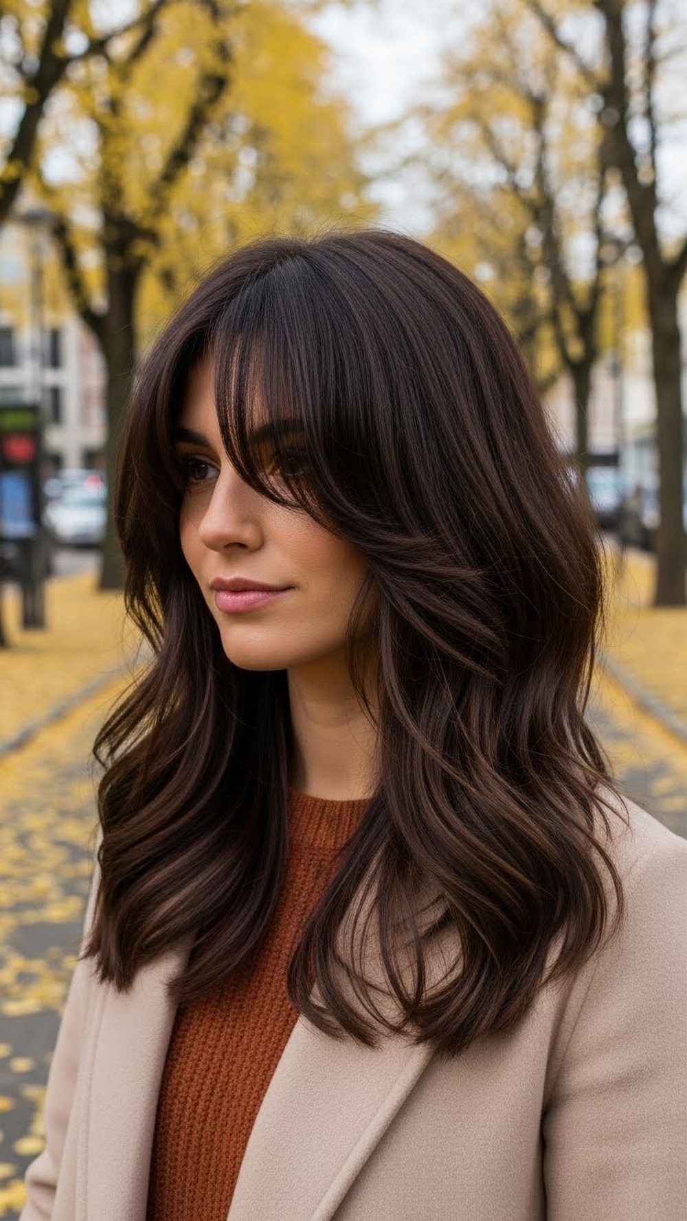 Shag With Curtain Bangs Modern Shag Haircut