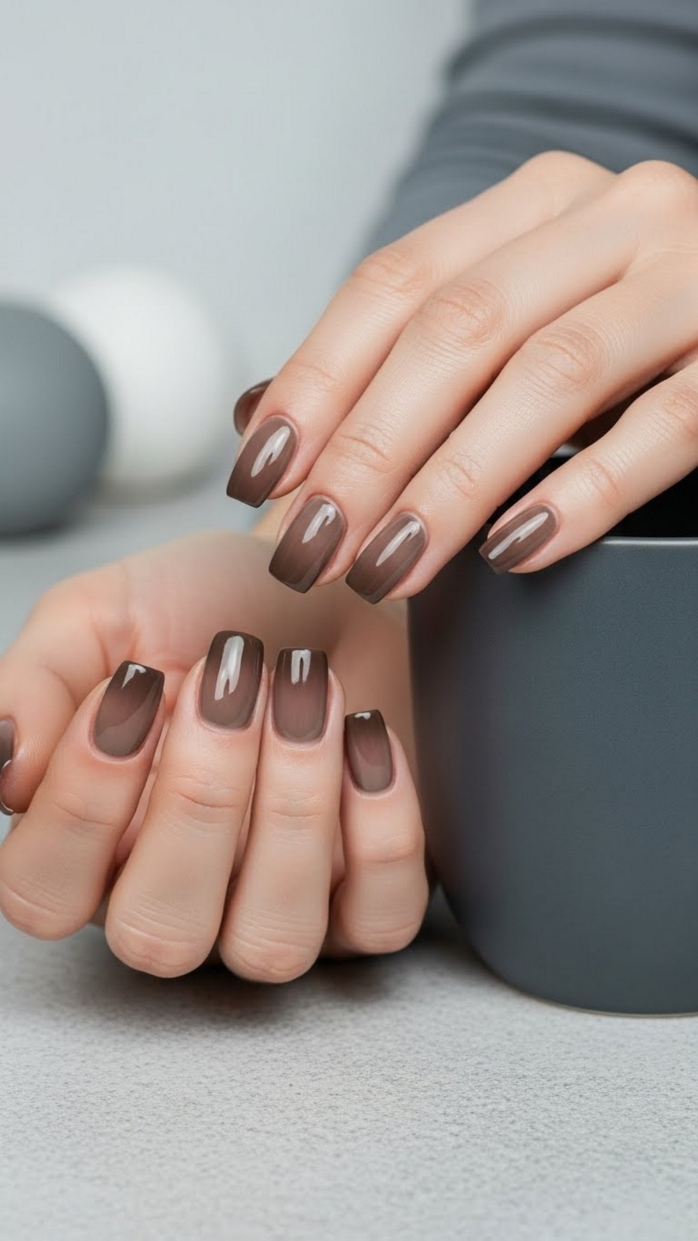 Short Taupe to Mocha