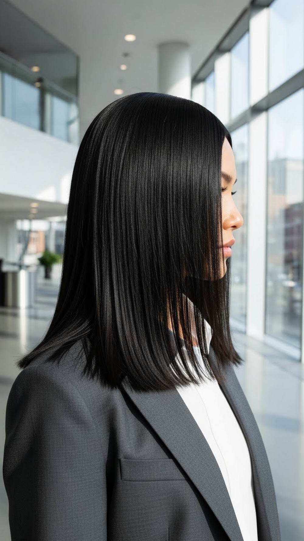 Sleek Meets Shag Modern Shag Haircut