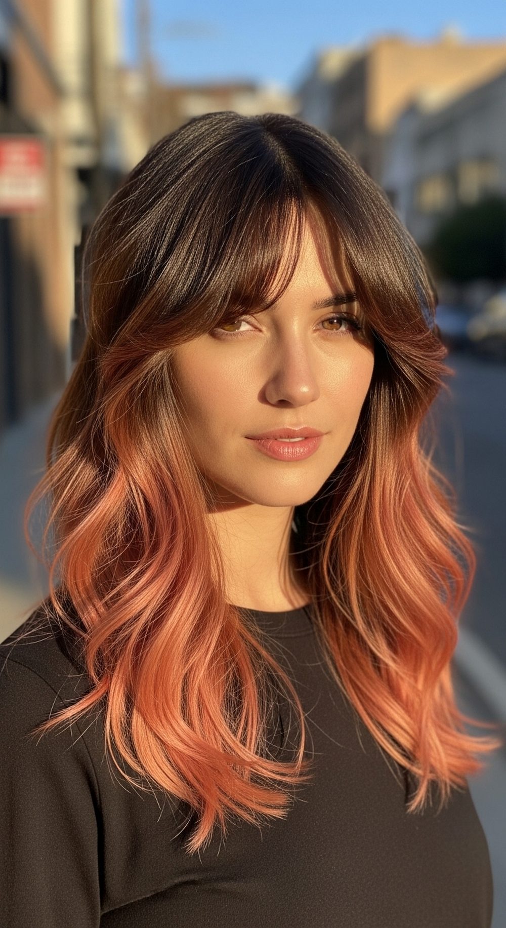 Soft Wolf Cut with Color Pop Ends